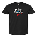 Hug Monster Classic Original Logo T-Shirt - Positive Message Graphic Tee in Black – Front View