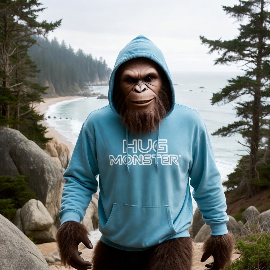 Hug Monster 10 Hoodie - Light Blue